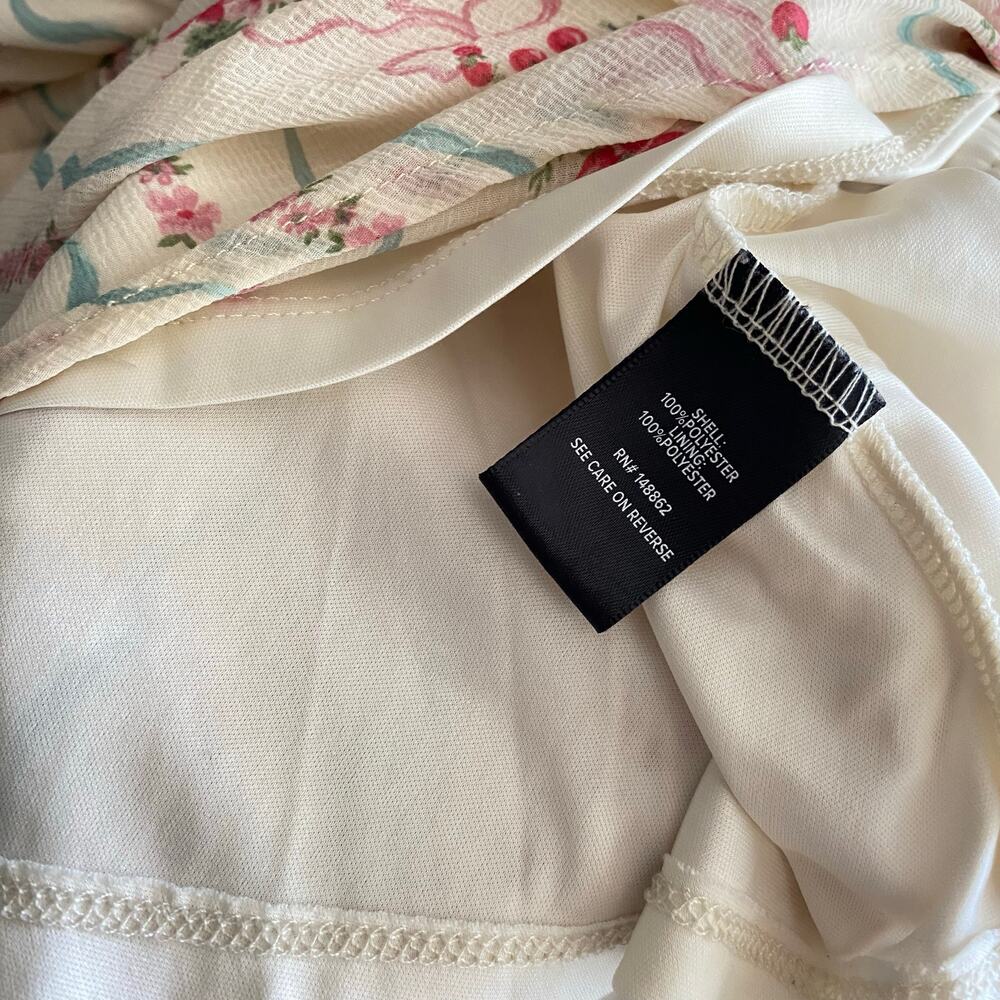 Torrid Ruffle Cinched Blouse women’s size 1X (14-16) - Picture 7 of 8